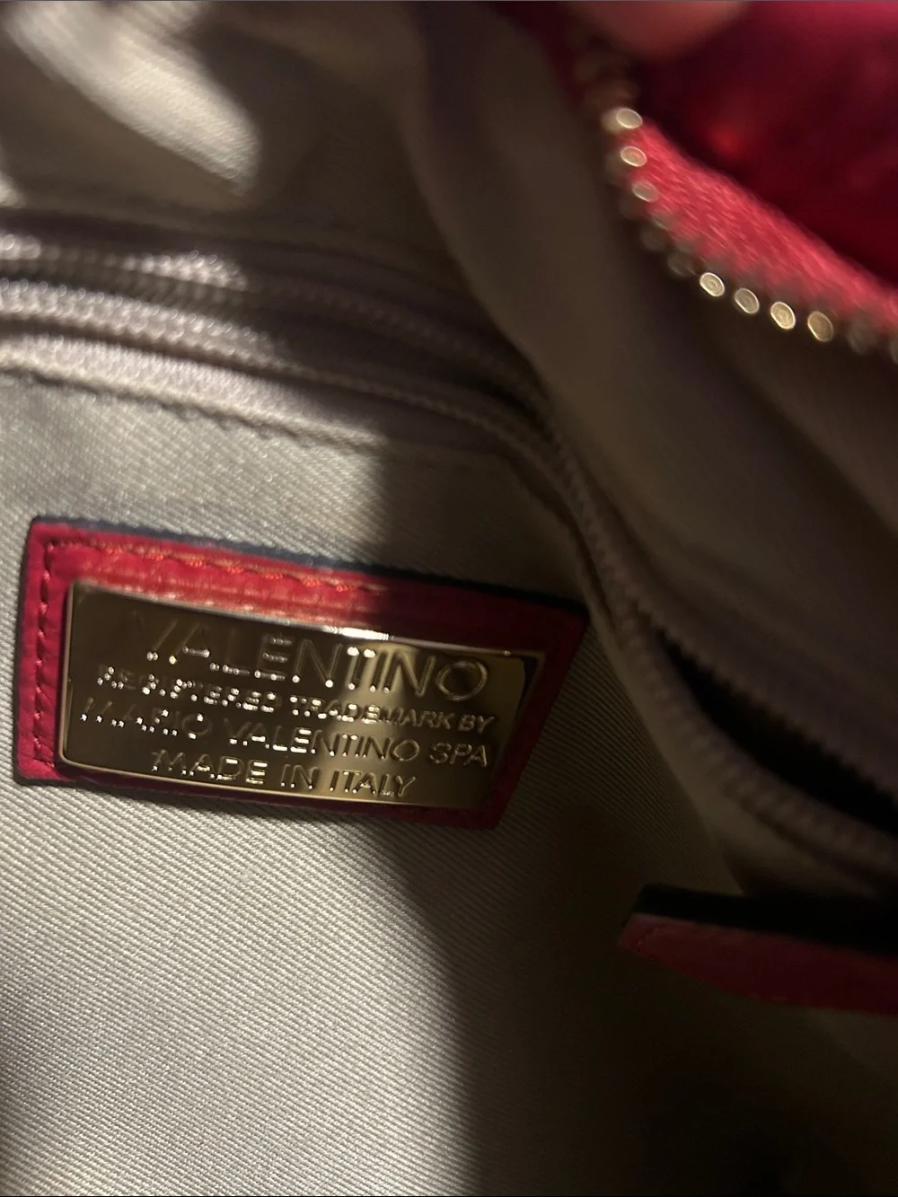 Mario Valentino quilted leather